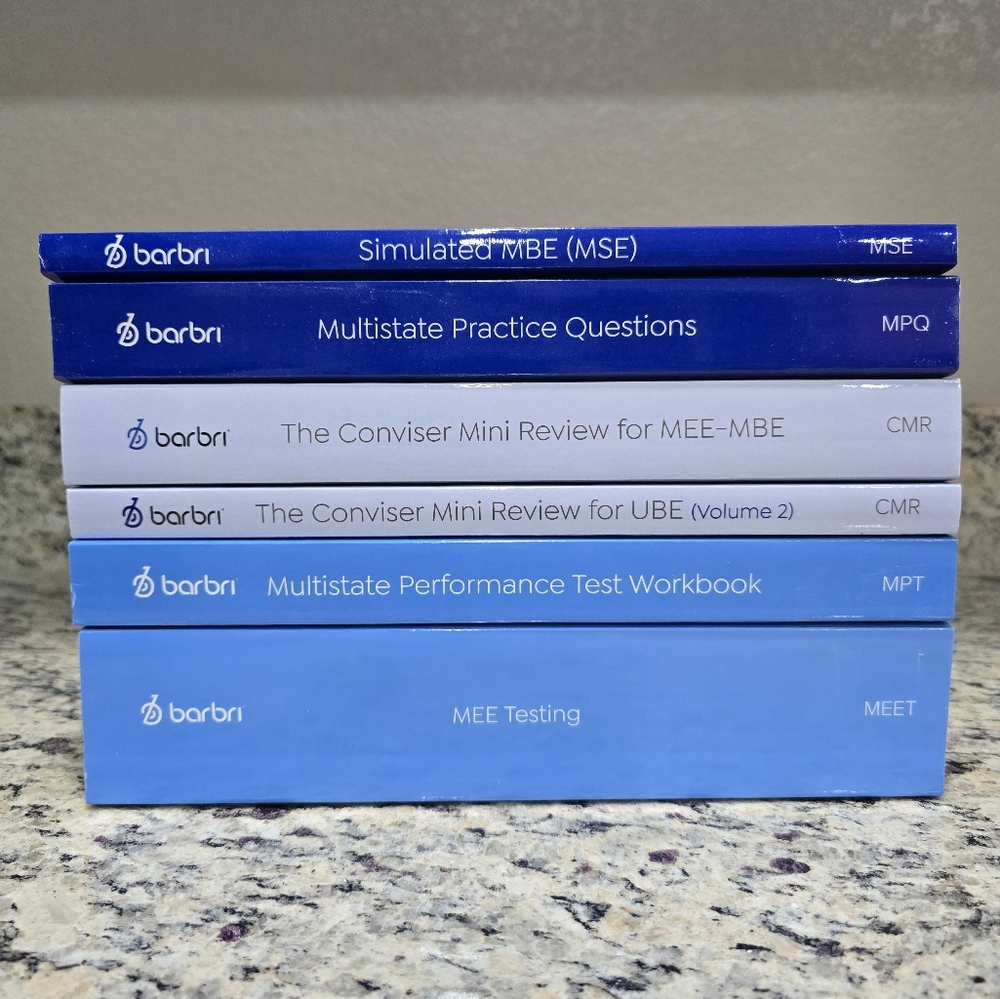 Barbri Bar review books